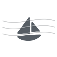 pixel perfect icon Sailboat