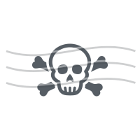 pixel perfect icon Deadly Skull