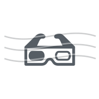 pixel perfect icon 3D Glasses