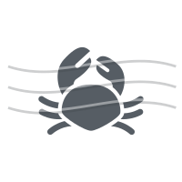 pixel perfect icon Crab