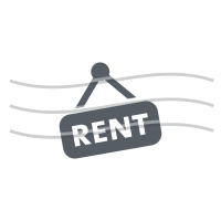 pixel perfect icon Rent Sign