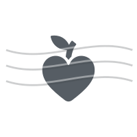 pixel perfect icon Heart-Shaped Apple