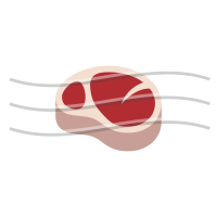 pixel perfect icon Steak