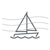 pixel perfect icon Sailboat